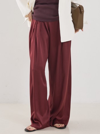 【COCUCA】ウォッシャブルシルクパンツ