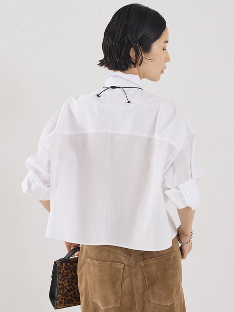 【TWP】Next Ex／クロップ丈シャツ