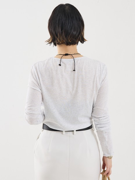 【ENTIRE STUDIOS】SHEER L/S／シアーロングスリーブプルオーバー
