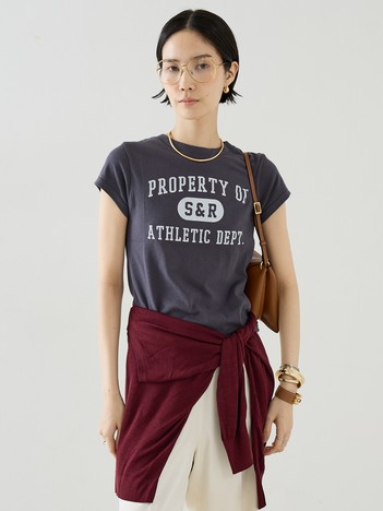 【Sporty&Rich】Property Essential Tee／プロパティ エッセンシャルTシャツ