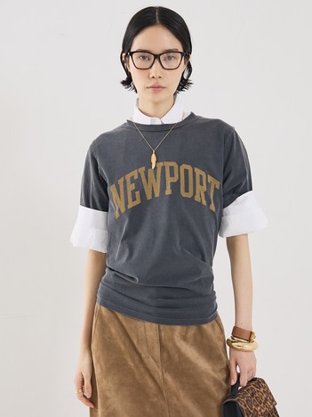 【REMI RELIEF】【別注】NEW PORTロゴTシャツ