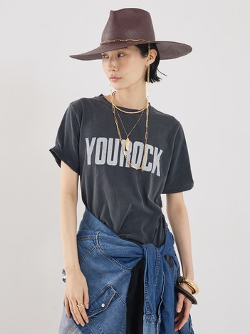 【REMI RELIEF】【別注】YOU ROCKツアーTee柄半袖カットソー
