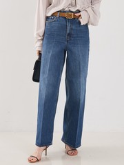 値下げ【THE TOÉ】ワイドレッグデニム TOTEME】WIDE LEG DENIM／ワイドレッグデニム｜THE STORE by C' / ザ