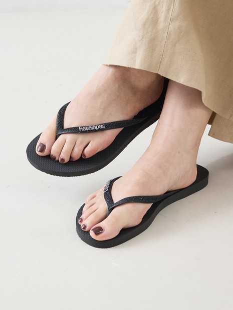 【Havaianas】Slim Glitter Ⅱ／グリッタービーチサンダル