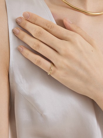 【HOORSENBUHS】MICRO DAME Ⅰ TRI-LINK／リング