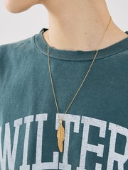 goa Tシャツ フェザー　ネックレス Indian Jewelry】【別注】フェザーネックレス｜THE STORE by C' / ザ