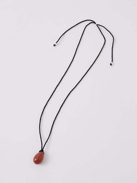 【SCHO】BIRTHDAY BABY RED JASPER NECKLACE／ネックレス