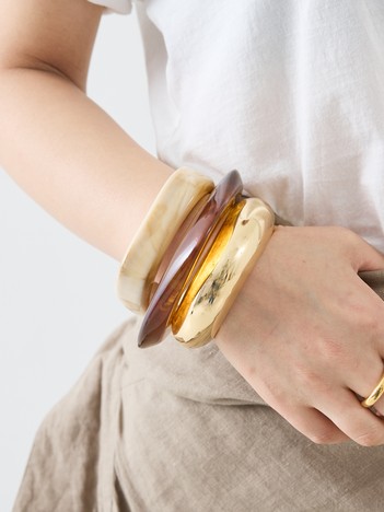 【SHASHI】Bangle 3set／3連バングル