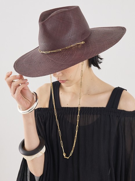 【VAN PALMA】LIVY JR／チェーン付きパナマハット【予約】