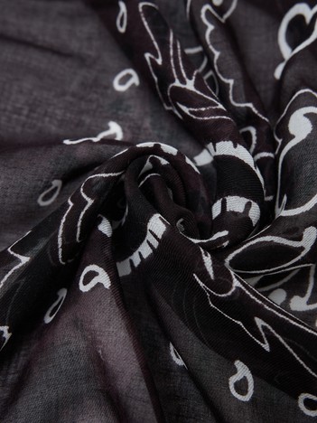 destin】KEZIA QUADRA HAND PRINT SCARF／スカーフ150×140｜THE STORE