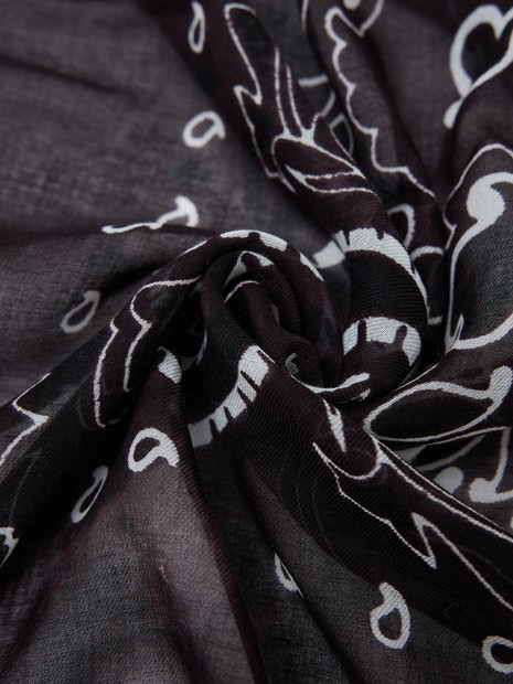 destin】KEZIA QUADRA HAND PRINT SCARF／スカーフ150×140｜THE STORE