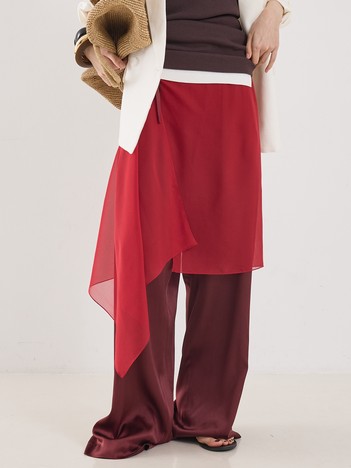 【ASAUCE MELER】【別注】マルチWayシルクスカーフ