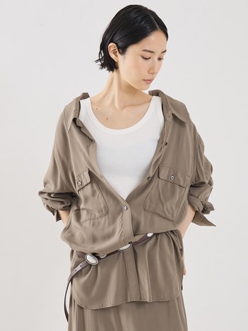 【COCUCA】ニュアンスシャツ