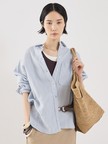 【COCUCA】リネンシャツ