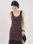 【COCUCA】チュニックリブタンク