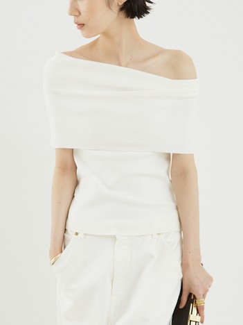 【COCUCA】オフショルダーニット