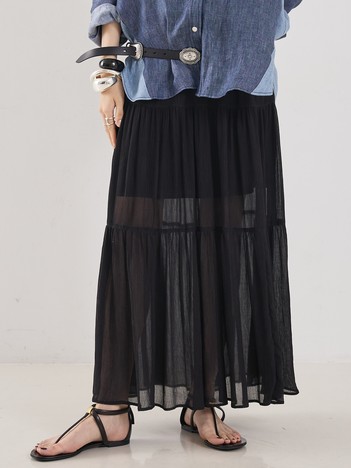 【COCUCA】ティアードスカート