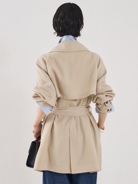 【COCUCA】ショートトレンチコート