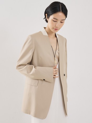 【COCUCA】ノーカラージャケット