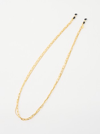 【SUNNY CORDS】【別注】Mirror w Chain Gold／グラスチェーン