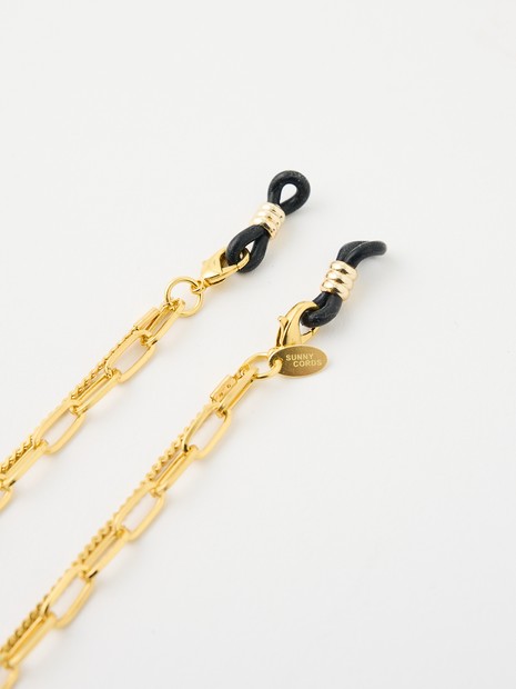 SUNNY CORDS】【別注】Mirror w Chain Gold／グラスチェーン｜THE