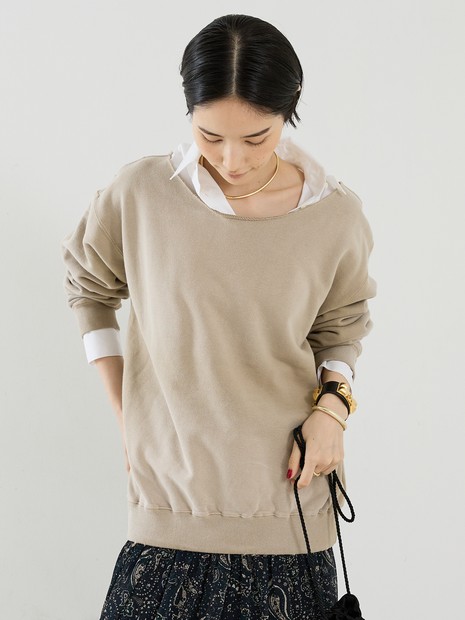 【DENIM DELIGHT DAYS】【別注】オフショルダースエット
