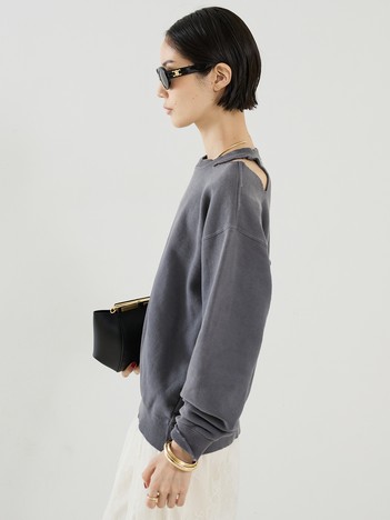 【DENIM DELIGHT DAYS】【別注】スリットショルダースエット