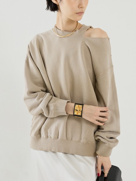 【DENIM DELIGHT DAYS】【別注】スリットショルダースエット