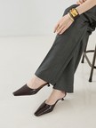 【PELLICO】DAMA ミュール COCCO STAMP／クロコ型押しミュール