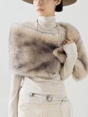 KARL DONOGHUE】Popper Shrug／ファーシュラッグ｜THE STORE by C
