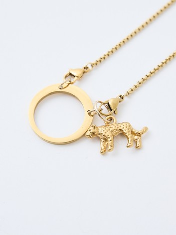 【SUNNY CORDS】【別注】Jaguar Style GLD Ring Glasses Chain／ジャガースタイルゴールドリンググラスチェーン