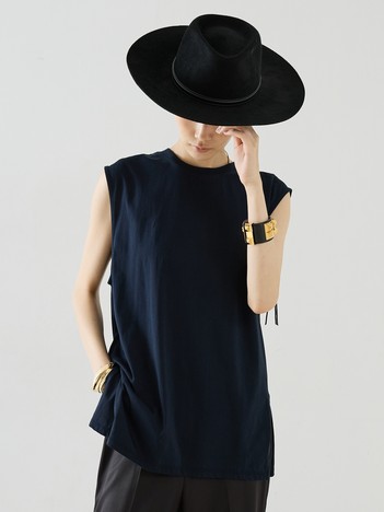 【COCUCA】フリンジノースリーブ
