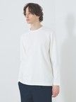 【SMART CLOSET】抗菌防臭 ポンチクルーネック 長袖Tシャツ
