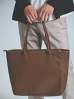 【ON/OFF兼用】ネオシボレザー トートバッグ / A4サイズ収納可能