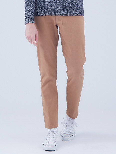 カラースキニーサテン5Pパンツ(BEG/GRY/BLK)