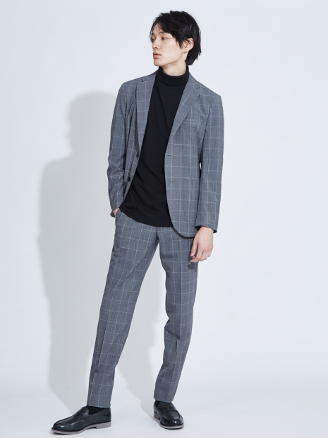 【展開店舗限定】チェックセットアップジャケット