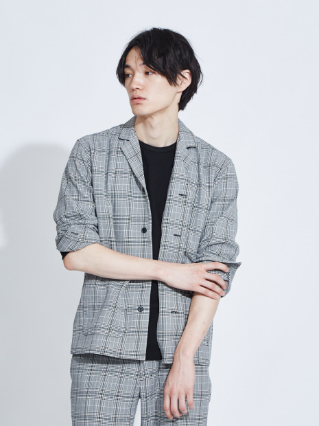 【展開店舗限定】ナチュラルストレッチ チェックジャケット