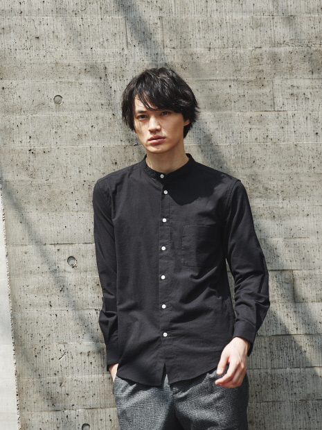 【展開店舗限定】ストレッチオックスバンドカラーシャツ【予約】