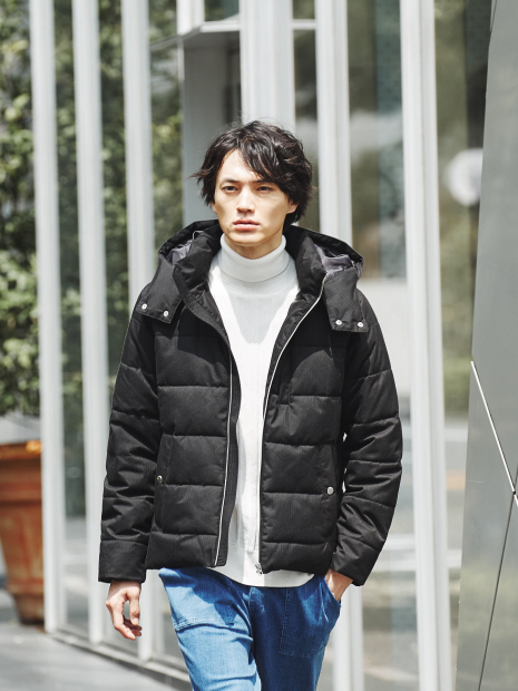 【展開店舗限定】ウールライク中綿ブルゾン