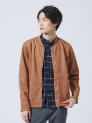 【展開店舗限定】フェイク スウエード ブルゾン