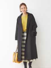 ecru シャンブレートレンチコート