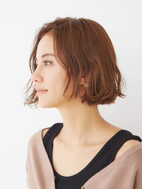 ecru ランダムテレコタンクトップ
