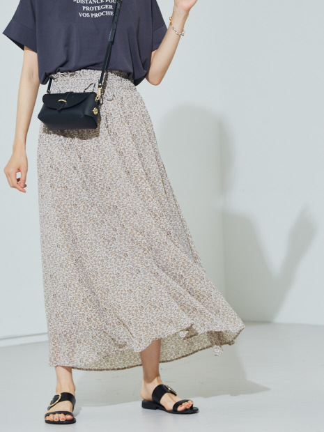 【WEB先行販売】フラワープリントスカート