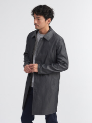 【展開店舗限定】配色 ステンカラー フライ フロント コート
