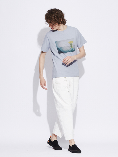 【展開店舗限定】Flowerphotoプリント半袖Tシャツ