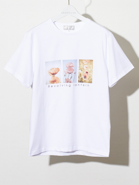 【展開店舗限定】Flowerphotoプリント半袖Tシャツ