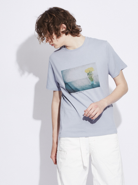 【展開店舗限定】Flowerphotoプリント半袖Tシャツ
