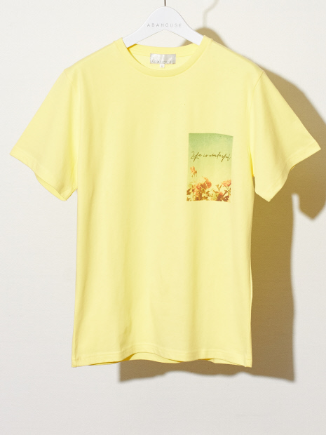 【展開店舗限定】Flowerphotoプリント半袖Tシャツ