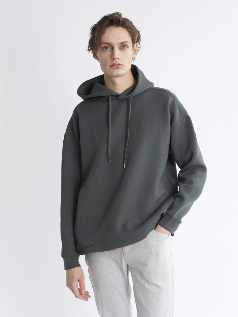 MYSELF ABAHOUSE】ダンボール ニット ルーズ パーカー｜OUTLET (MEN'S 