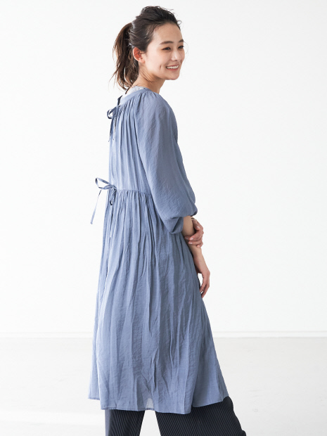 販売店舗限定 2wayシアーシャツワンピース Abahouse Mavie アバハウス マヴィ